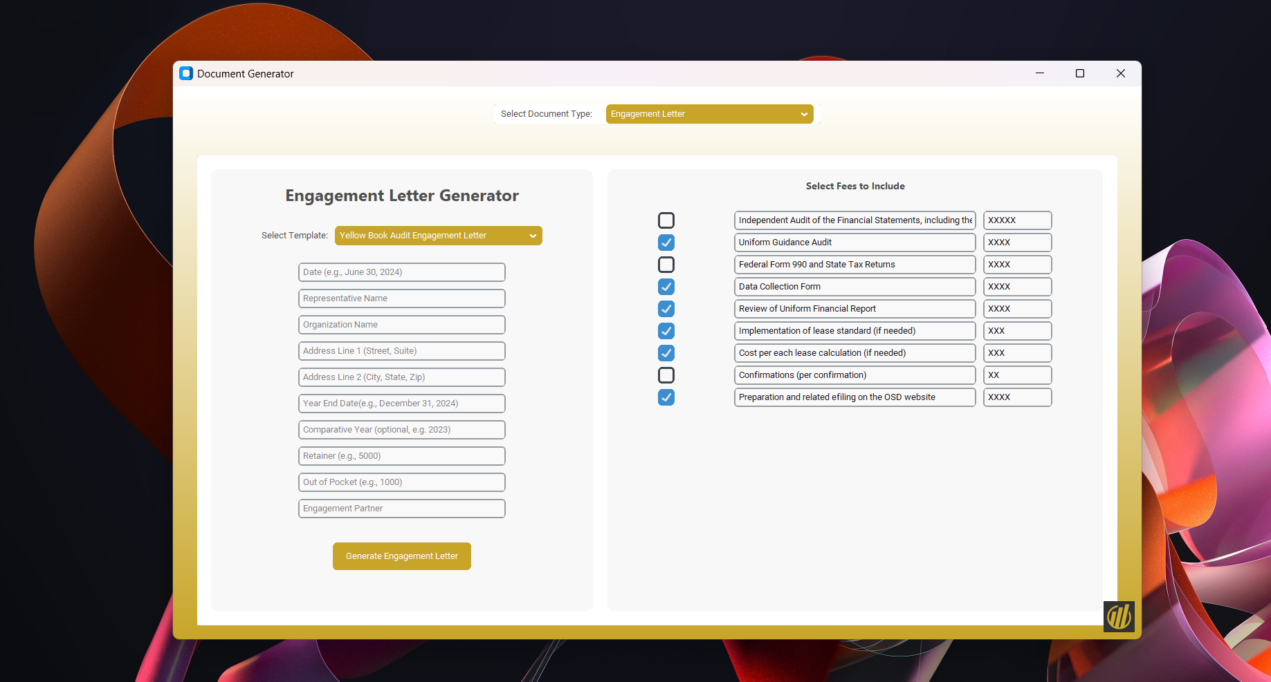 Document Generator Preview